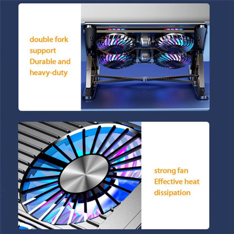 Laptop Accessories Cooling Pad - Soporte de Refrigeración Plegable para Laptop