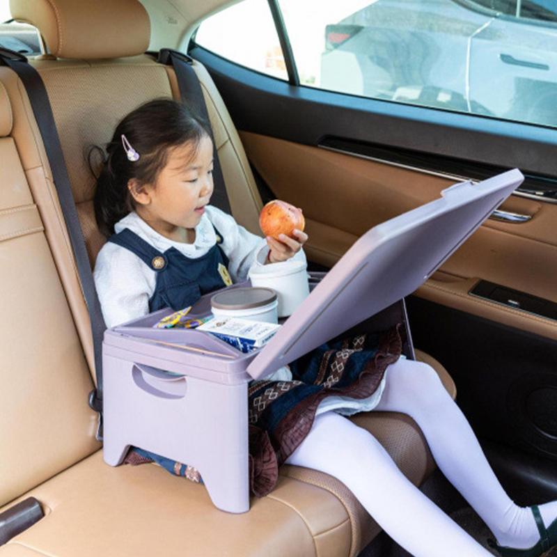 Laptop Accessories Box - Escritorio de regazo plegable para coche,