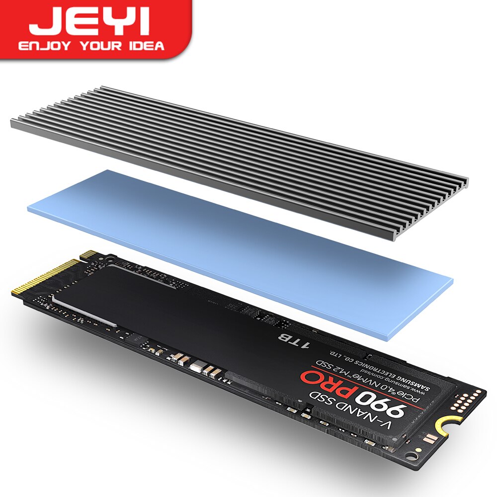 Laptop Accessories Cooling Pad - Disipador de calor JEYI M.2 SSD,
