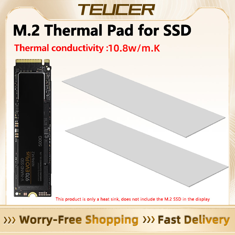 Laptop Accessories Cooling Pad - Almohadilla térmica TEUCER M.2, 10,8 W/mk,