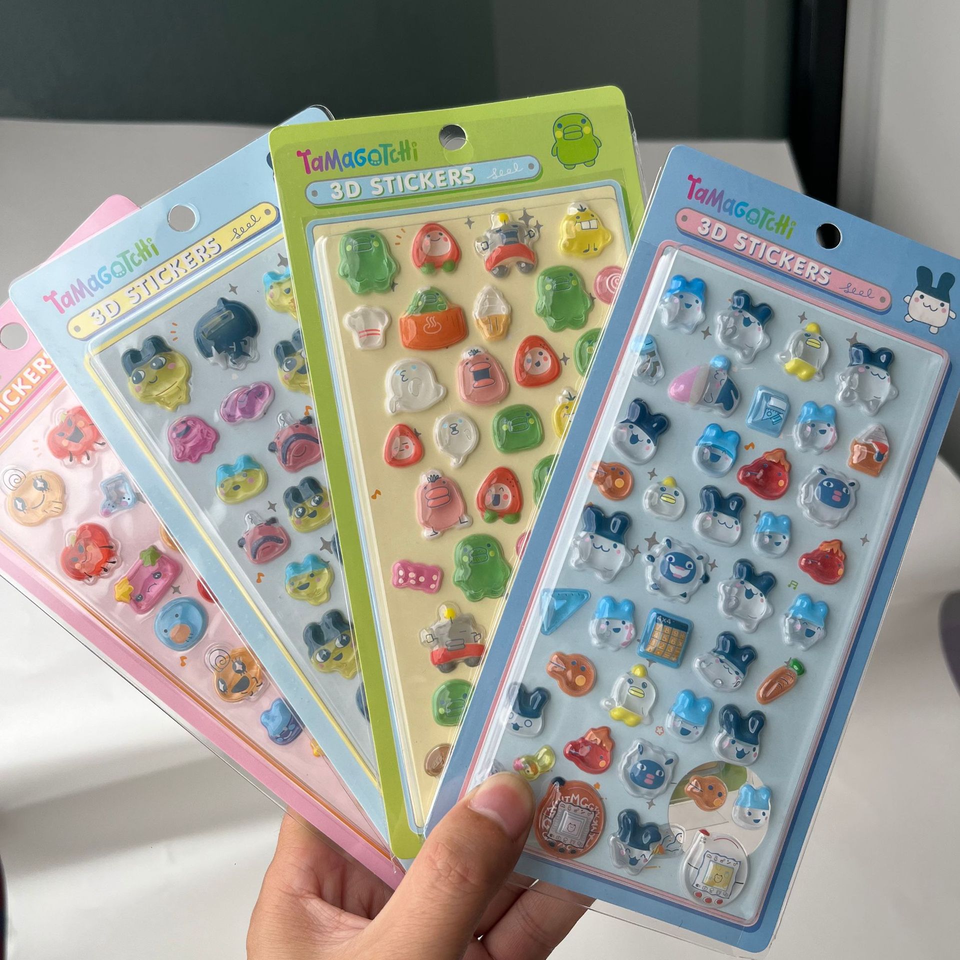 Laptop Accessories To Gift - Lindas pegatinas 3D hinchadas de Tamagotchi,