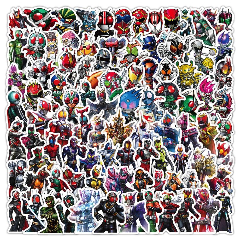 Laptop Accessories Stickers - 103 Pegatinas de Kamen Rider, Estilo