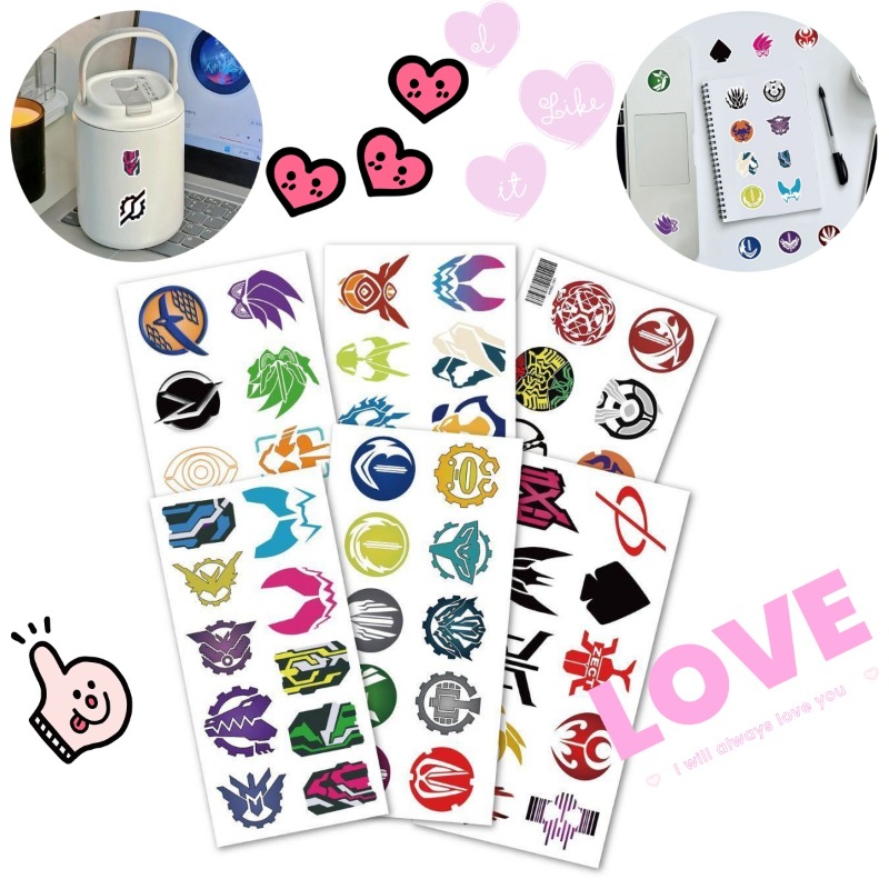 Laptop Accessories Stickers - 60 hojas de pegatinas con el