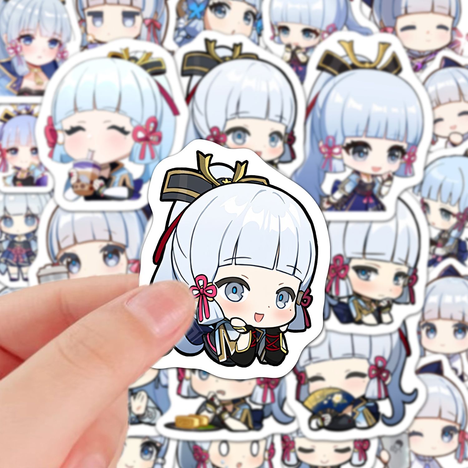 Kamisato Ayaka - 60 Pegatinas  - Laptop Accessories Stickers reseña y precio