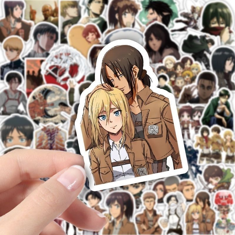 60 pegatinas de anime de Attac - Laptop Accessories Stickers reseña y precio