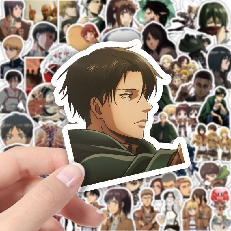 60 pegatinas de anime de Attac - Laptop Accessories Stickers reseña y precio