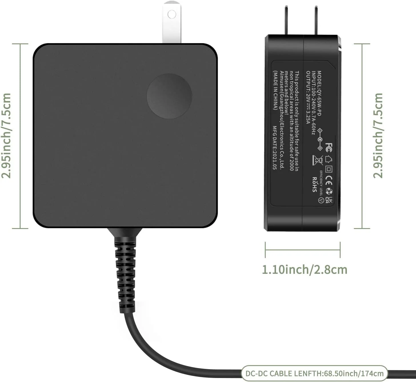 Cargador de CA para portátil A - Laptop Accessories Shop reseña y precio