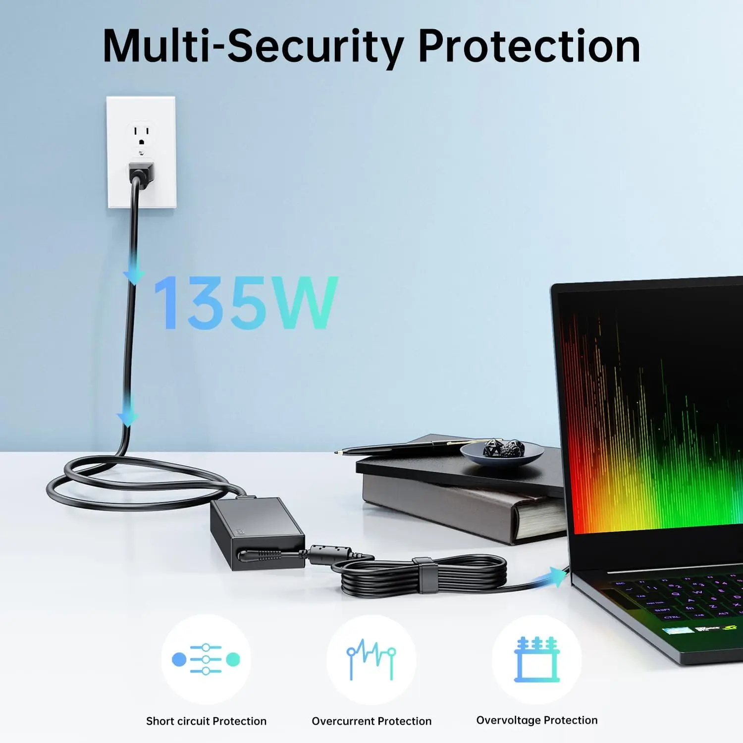 Cargador de CA para portátil,  - Laptop Accessories Shop reseña y precio