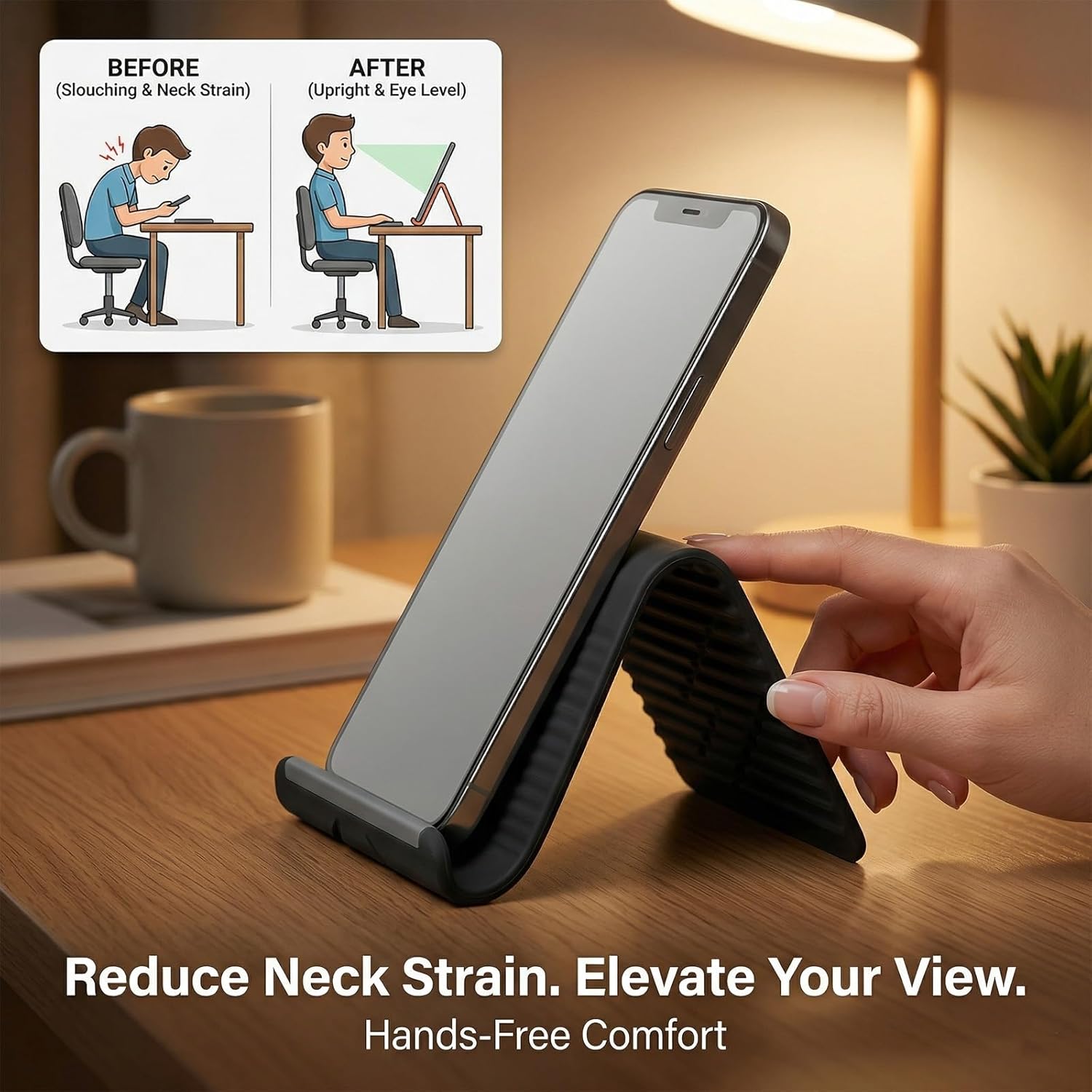 Soporte de silicona plegable y - Laptop Accessories Organizer reseña y precio