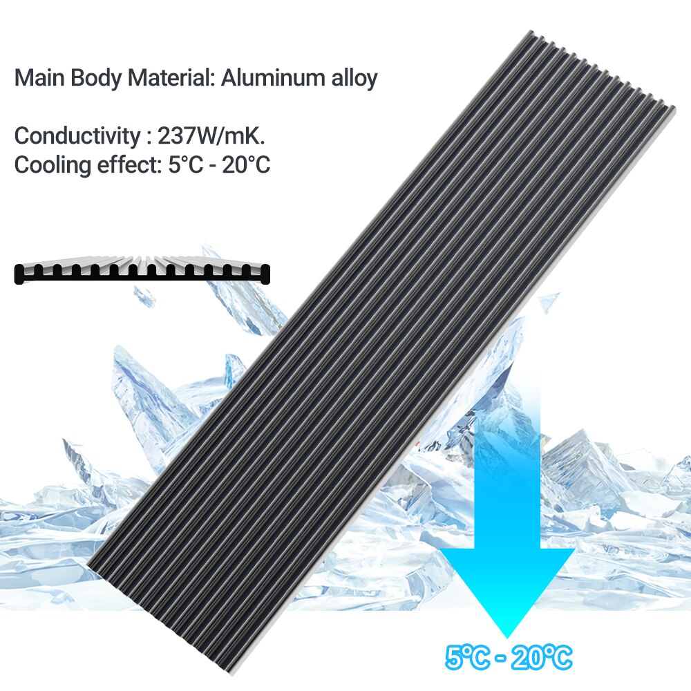 Disipador de calor JEYI M.2 SS - Laptop Accessories Cooling Pad reseña y precio