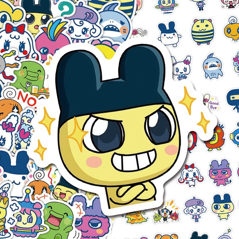 Pegatinas Japonesas Tamagotchi - Laptop Accessories Stickers reseña y precio