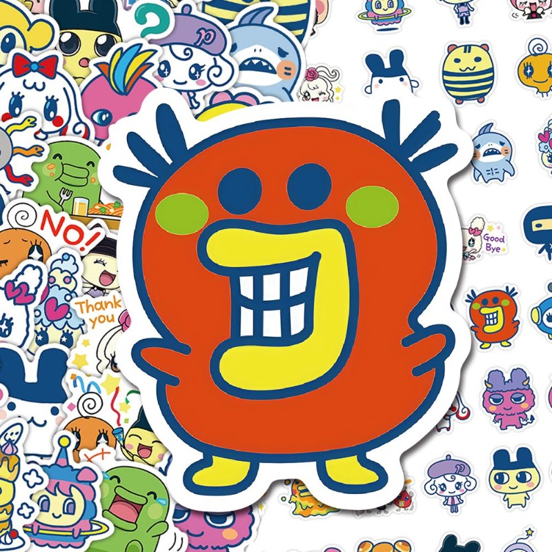 Pegatinas Japonesas Tamagotchi - Laptop Accessories Stickers reseña y precio