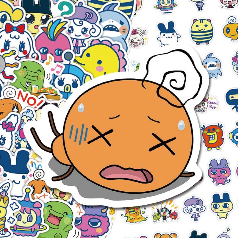 Pegatinas Japonesas Tamagotchi - Laptop Accessories Stickers reseña y precio