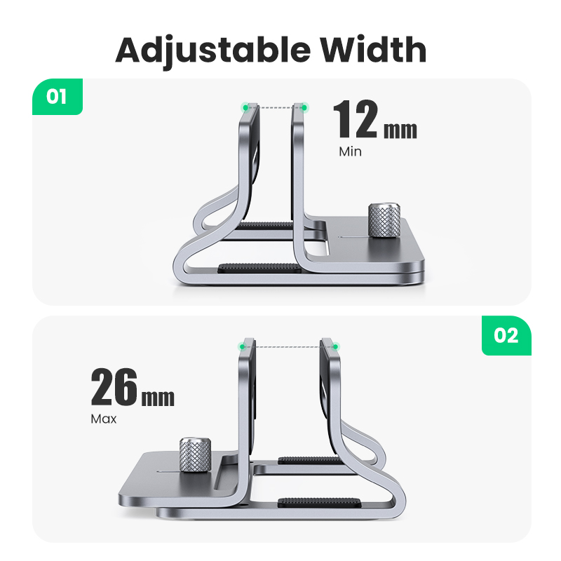 Soporte Vertical para ordenado - Laptop Accessories Organizer reseña y precio