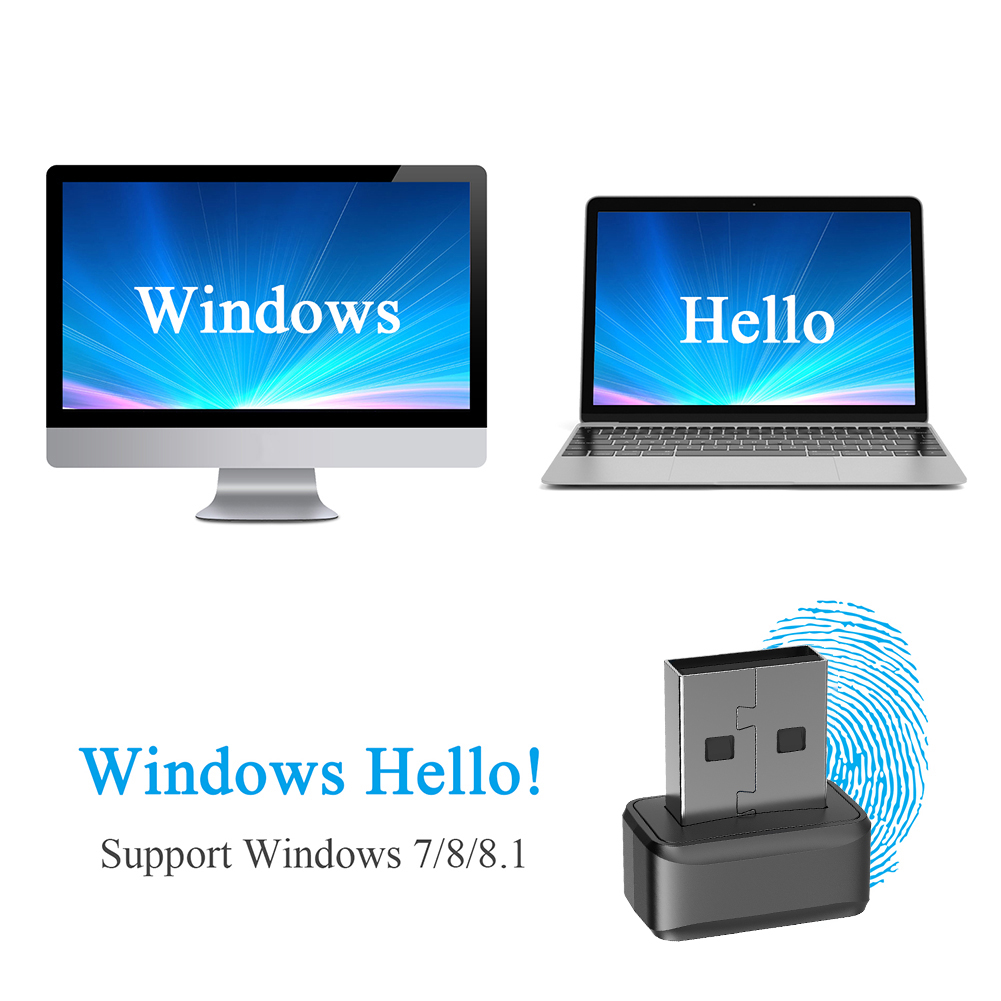 Lector de llaves de huellas da - Fingerprint Reader Usb reseña y precio