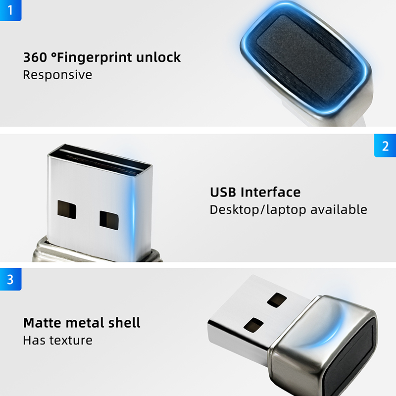 Mini bloqueo biométrico de ini - Fingerprint Reader Usb reseña y precio