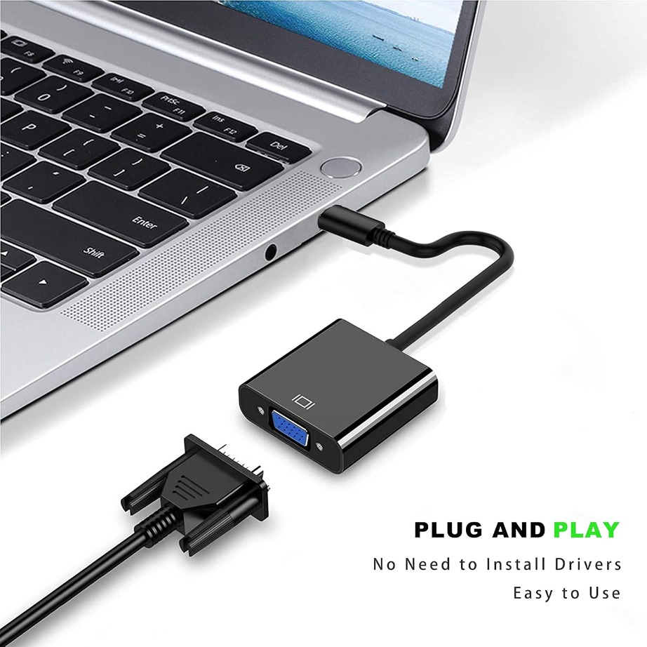 Adaptador TABLLYUGE USB C a VG - Monitor Portable Usb reseña y precio