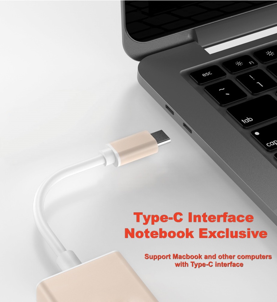 Adaptador TABLLYUGE USB C a VG - Monitor Portable Usb reseña y precio